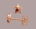 Brinco folheado a ouro 18k. estrelinha