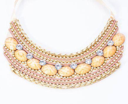 MAXI COLAR DE PEDRAS COM STRASS
