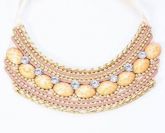 MAXI COLAR DE PEDRAS COM STRASS